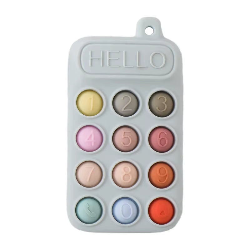 Mobile Phone Shaped Baby Teether Bpa-Free Chew Toys Newborn Dental Care Gums Anti-Eating Hand Molar Stick Baby Accessories Gift
