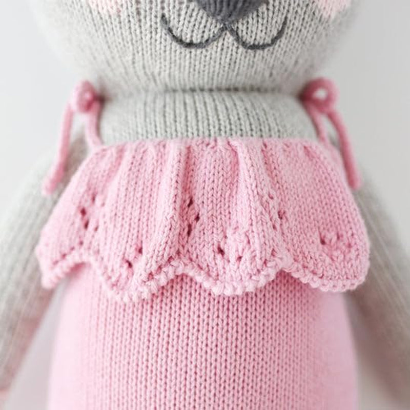 Claire the Koala Little 13" Hand-Knit Doll – 1 Doll = 10 Meals, Fair Trade, Heirloom Quality, Handcrafted in Peru, 100% Cotton Yarn