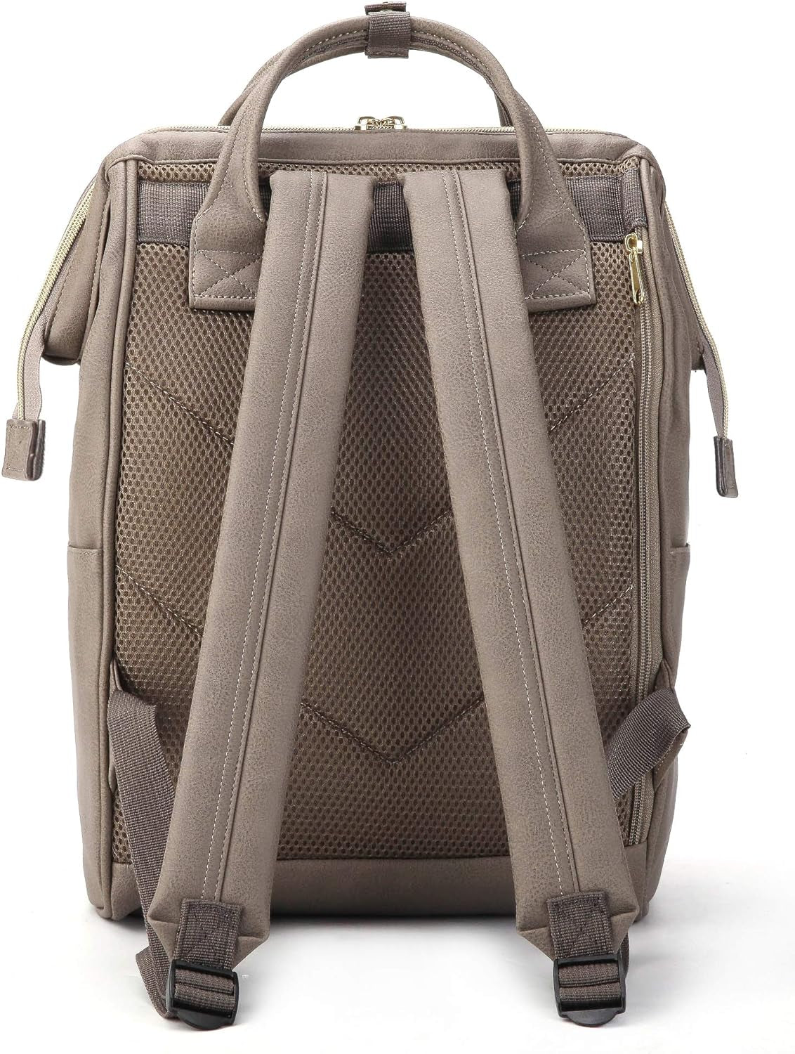 Leather Backpack for Women and Men 15-Inch Laptop Bag | Teacher Professional, Diaper Bag Backpack, Ideal for Work, School, Nurse, College & Travel (Dark Gray, Medium)