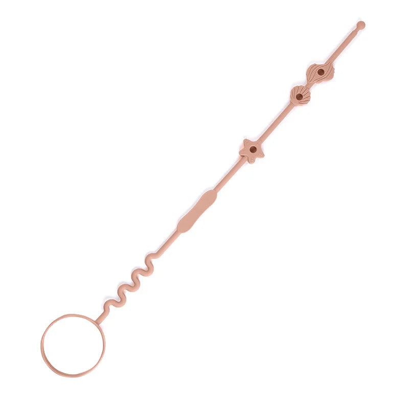 Baby Silicone Pacifier Chain Clip Dummy Nipples Holder Clips BPA Free Baby Teething Toy Baby Bottle Anti-Lost Chain Baby Stuff