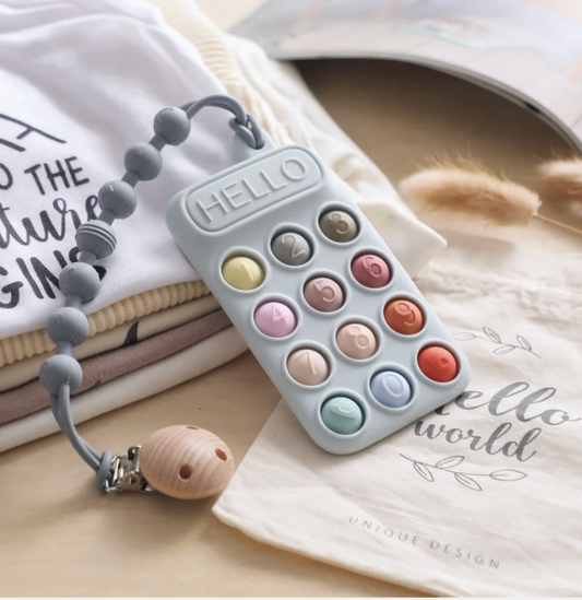 Mobile Phone Shaped Baby Teether BPA-Free Chew Toys Newborn Dental Care Gums Anti-Eating Hand Molar Stick Baby Accessories Gift