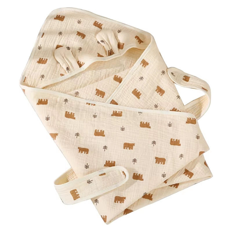 90X90Cm Cotton Baby Blanket Absorbent Swaddles Wrap Breathable Quilts Delivery Blankets Newborns Bedding Stuff