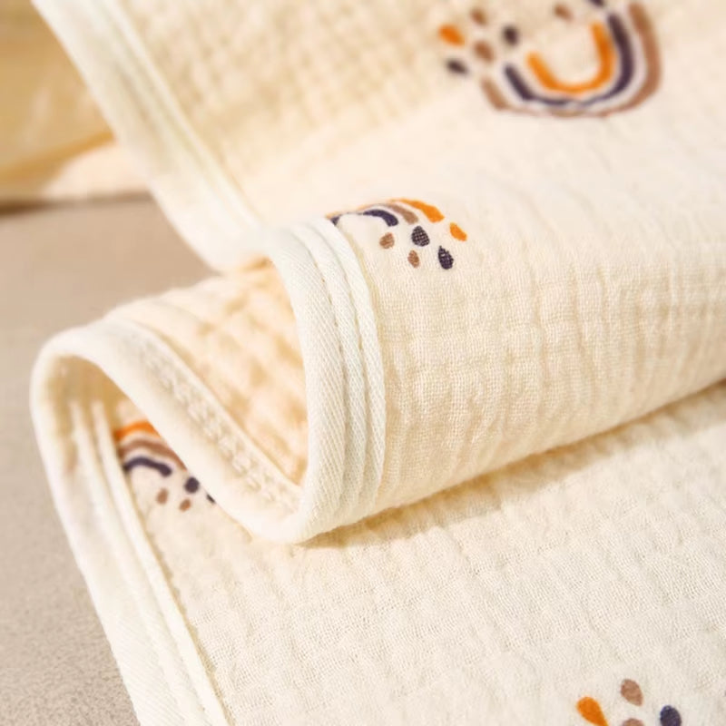 90X90Cm Cotton Baby Blanket Absorbent Swaddles Wrap Breathable Quilts Delivery Blankets Newborns Bedding Stuff