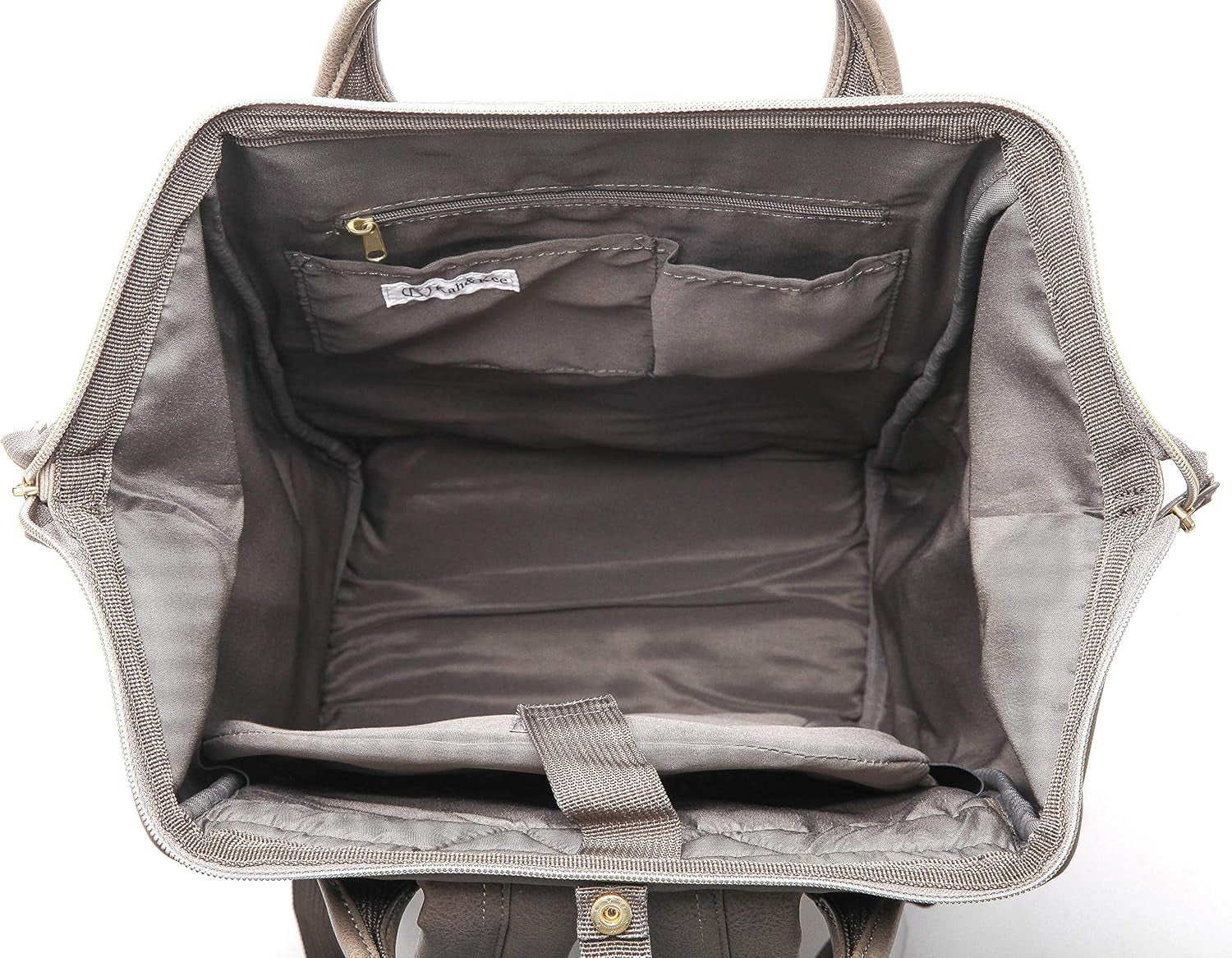 Leather Backpack for Women and Men 15-Inch Laptop Bag | Teacher Professional, Diaper Bag Backpack, Ideal for Work, School, Nurse, College & Travel (Dark Gray, Medium)