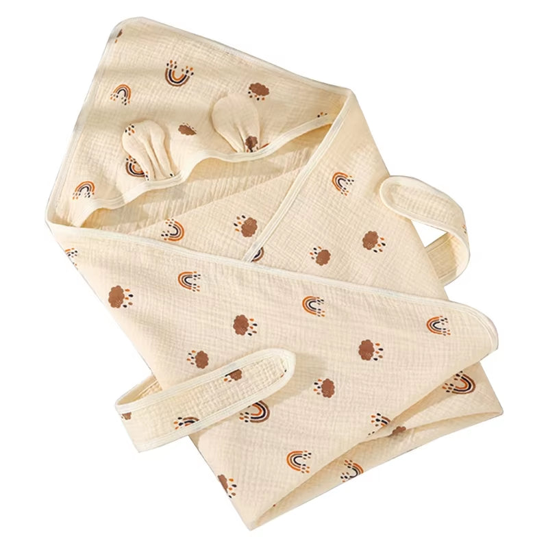 90X90Cm Cotton Baby Blanket Absorbent Swaddles Wrap Breathable Quilts Delivery Blankets Newborns Bedding Stuff