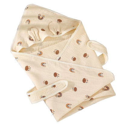 90X90Cm Cotton Baby Blanket Absorbent Swaddles Wrap Breathable Quilts Delivery Blankets Newborns Bedding Stuff