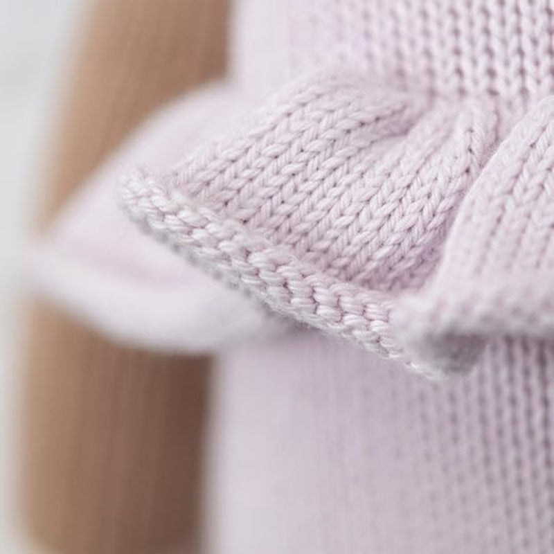 Violet the Fawn Regular 20" Hand-Knit Doll – 1 Doll = 10 Meals, Fair Trade, Heirloom Quality, Handcrafted in Peru, 100% Cotton Yarn