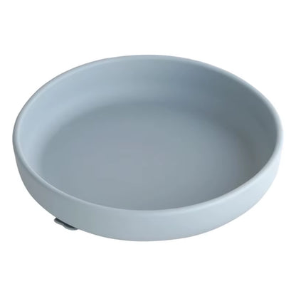 100%Food Safe Approve Silicone Children'S Tableware Fashionable round Food Plates Waterproof Training Bowl Baby Accessories