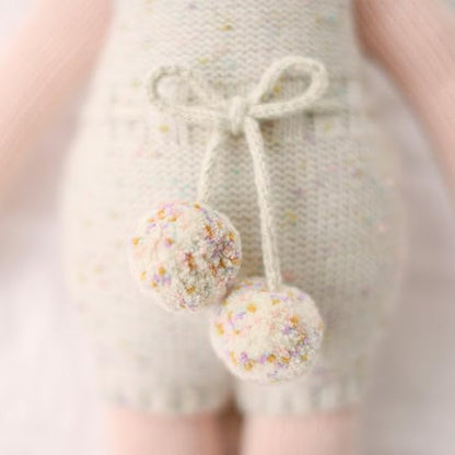 Ella the Unicorn Regular 20" Hand-Knit Doll – 1 Doll = 10 Meals, Fair Trade, Heirloom Quality, Handcrafted in Peru, 100% Cotton Yarn