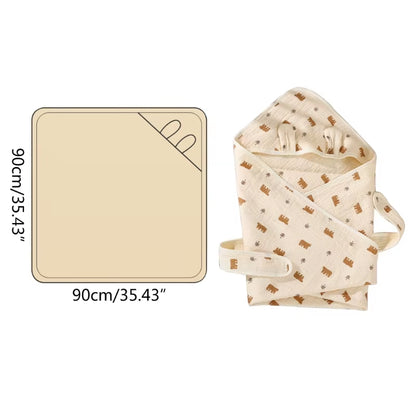 90X90Cm Cotton Baby Blanket Absorbent Swaddles Wrap Breathable Quilts Delivery Blankets Newborns Bedding Stuff