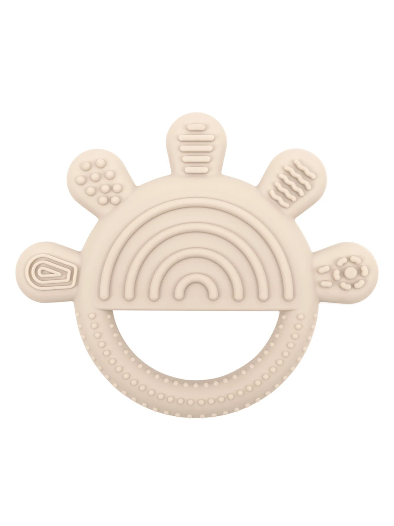 1PC Baby Silicone Teether Toys Cartoon Sun Shape Teethers for Baby Chewing Training Baby Toys Nursing Baby Accessories
