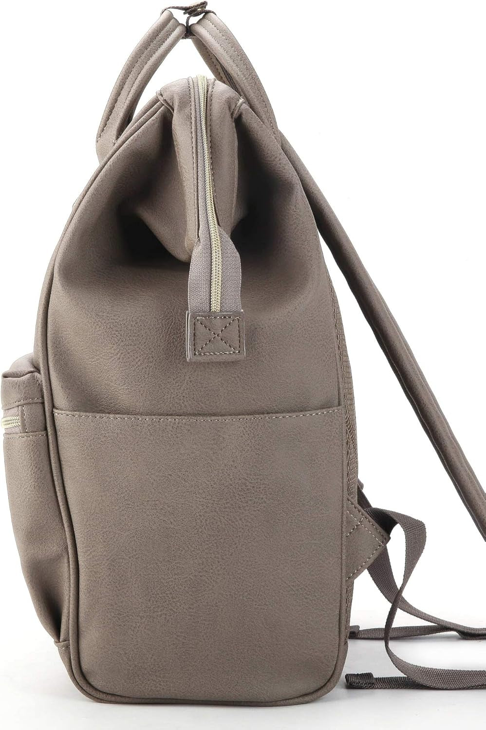 Leather Backpack for Women and Men 15-Inch Laptop Bag | Teacher Professional, Diaper Bag Backpack, Ideal for Work, School, Nurse, College & Travel (Dark Gray, Medium)