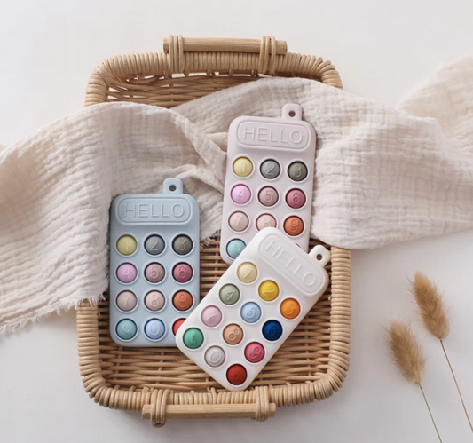 Mobile Phone Shaped Baby Teether BPA-Free Chew Toys Newborn Dental Care Gums Anti-Eating Hand Molar Stick Baby Accessories Gift