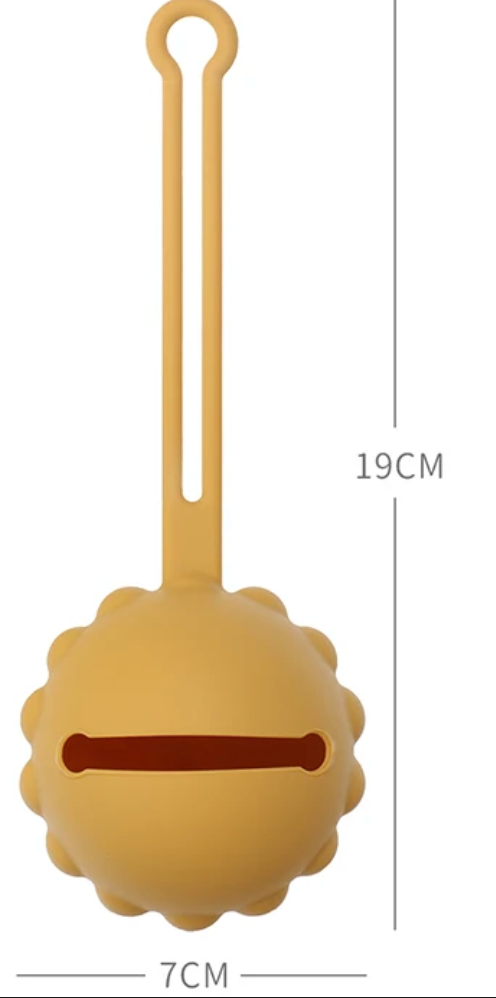 Silicone Pacifier Holder Clip| BPA-Free Teether Case