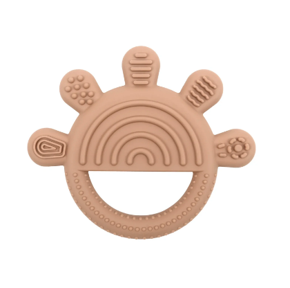 Silicone  Baby Teether| Sun-Shaped BPA-Free Chew Toy for Teething Relief & Sensory Play