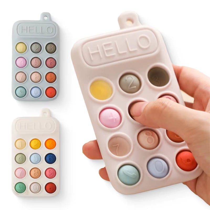 Mobile Phone Shaped Baby Teether Bpa-Free Chew Toys Newborn Dental Care Gums Anti-Eating Hand ​Molar Stick Baby Accessories Gift