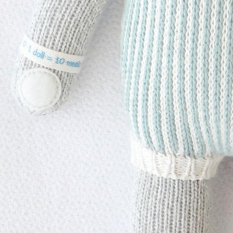 Dylan the Kitten Regular 20" Hand-Knit Doll – 1 Doll = 10 Meals, Fair Trade, Heirloom Quality, Handcrafted in Peru, 100% Cotton Yarn