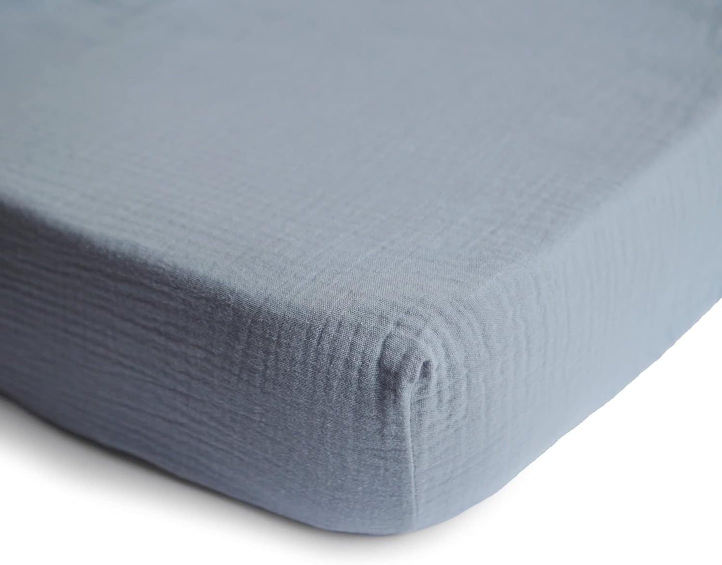 Extra Soft Muslin Fitted Crib Sheet | 192 Thread Count | 28"X 52" (Tradewinds)