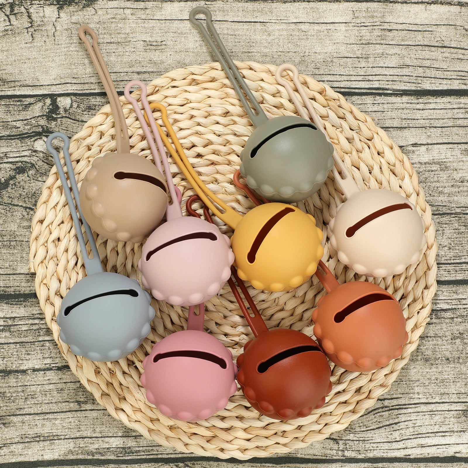1PC Baby Silicone Pacifier Holder Container Box Infant Portable Soother Pacifier Chain Silicone Storage Box BPA Free