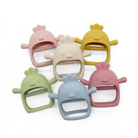 New Design Soft Silicone Teethers for Baby Newborn Training Grip Baby Toy Pendant Chewing Teething for Baby Accessories Toys