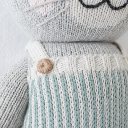 Dylan the Kitten Regular 20" Hand-Knit Doll – 1 Doll = 10 Meals, Fair Trade, Heirloom Quality, Handcrafted in Peru, 100% Cotton Yarn