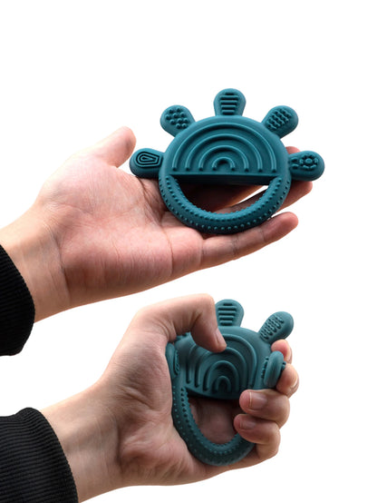 1PC Baby Silicone Teether Toys Cartoon Sun Shape Teethers for Baby Chewing Training Baby Toys Nursing Baby Accessories