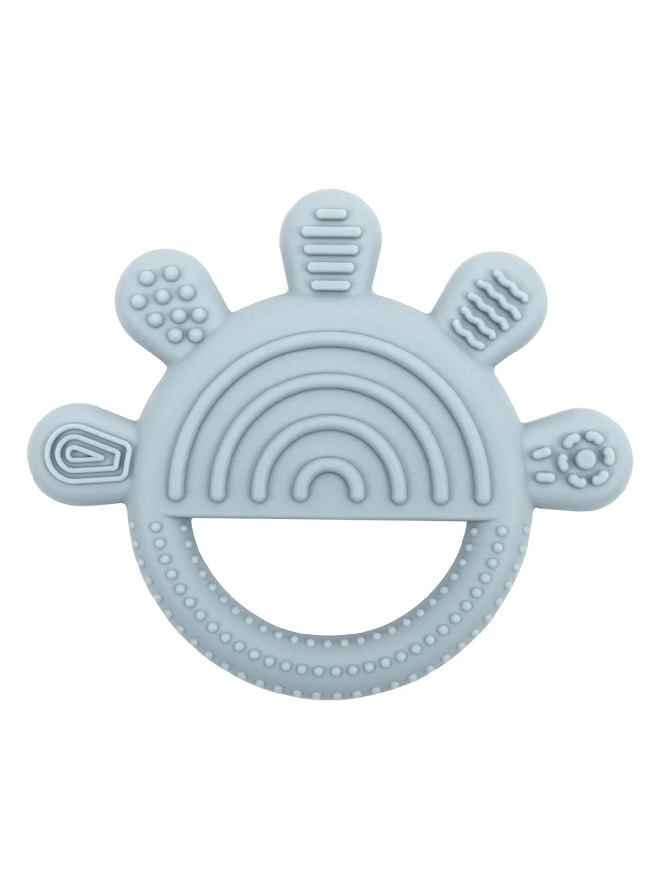 1PC Baby Silicone Teether Toys Cartoon Sun Shape Teethers for Baby Chewing Training Baby Toys Nursing Baby Accessories