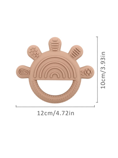 1PC Baby Silicone Teether Toys Cartoon Sun Shape Teethers for Baby Chewing Training Baby Toys Nursing Baby Accessories