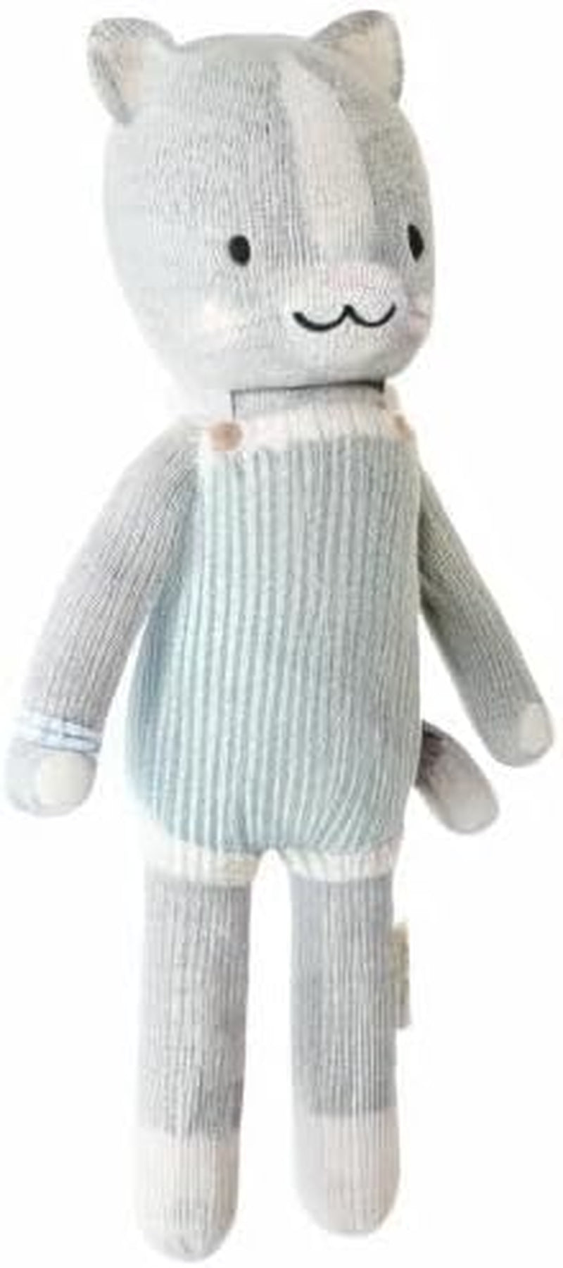 Dylan the Kitten Regular 20" Hand-Knit Doll – 1 Doll = 10 Meals, Fair Trade, Heirloom Quality, Handcrafted in Peru, 100% Cotton Yarn